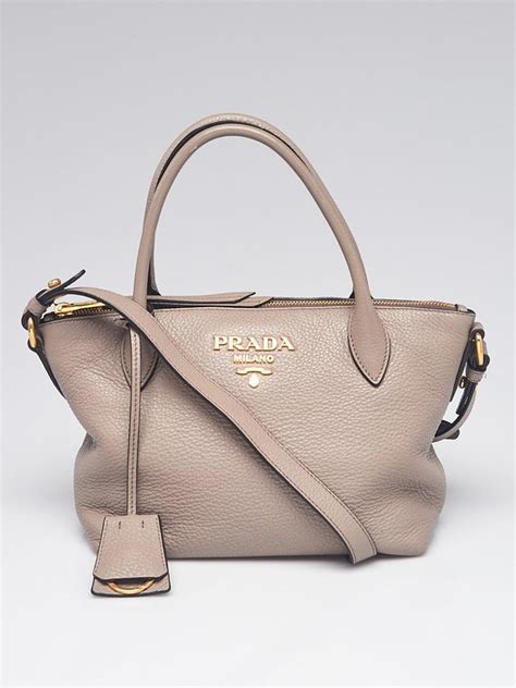 prada sacca vitello daino argilla|Prada Vitello Daino Satchel Bag, Gray (Argilla).